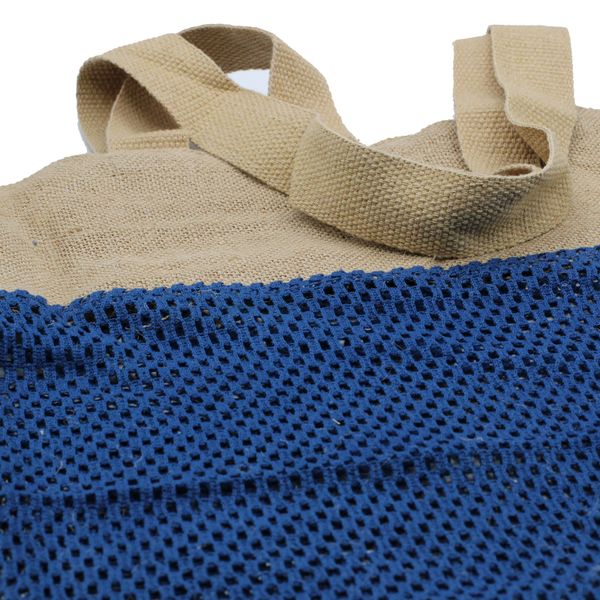 Nettas van puur zacht jute en katoen - Denim