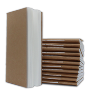 Handgemaakte Leren Dagboek - Papiervulling - Milieuvriendelijk (80 pagina's)