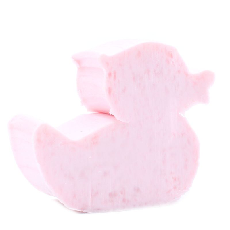 Gastenzeepjes - Eend - Roze - Kauwgom