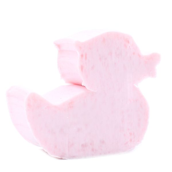 Gastenzeepjes - Eend - Roze - Kauwgom