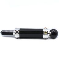 Zeshoekige Crystal Healing Wand - 12cm - Zwarte Agaat