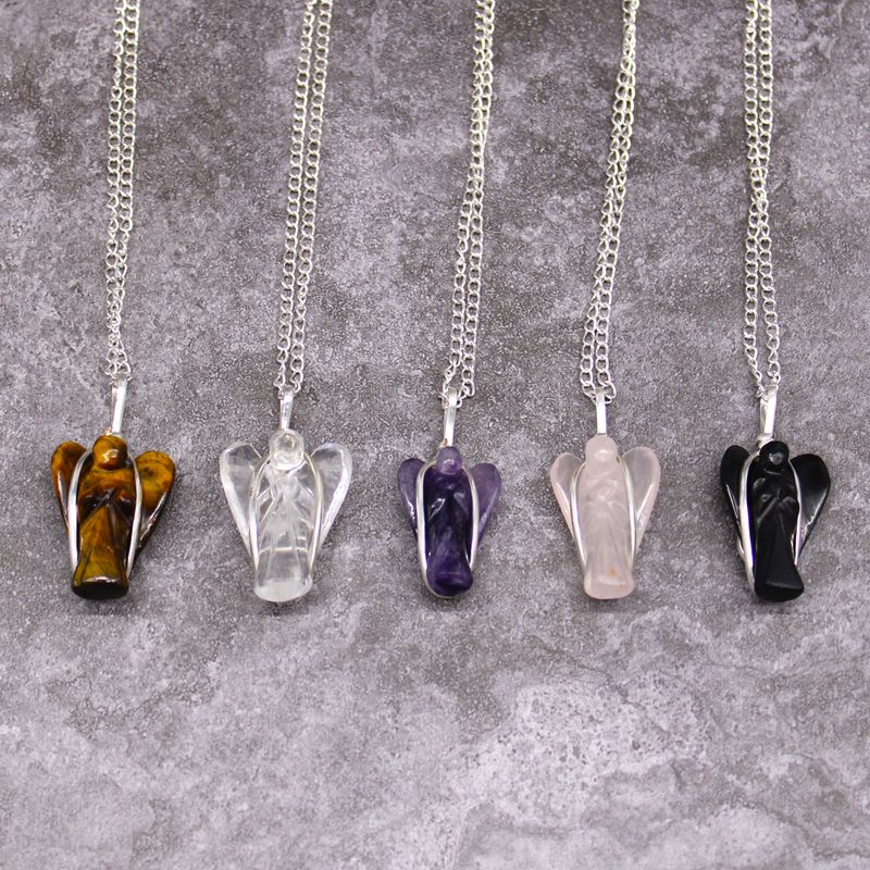 Edelsteen Beschermengel Hanger - Tiger Eye