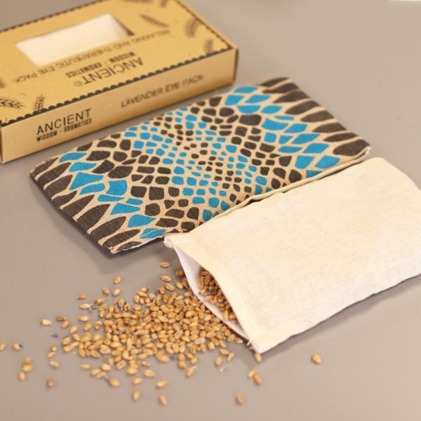 Oogkussen in Cadeauverpakking - LAVENDEL - Blauwe Adder
