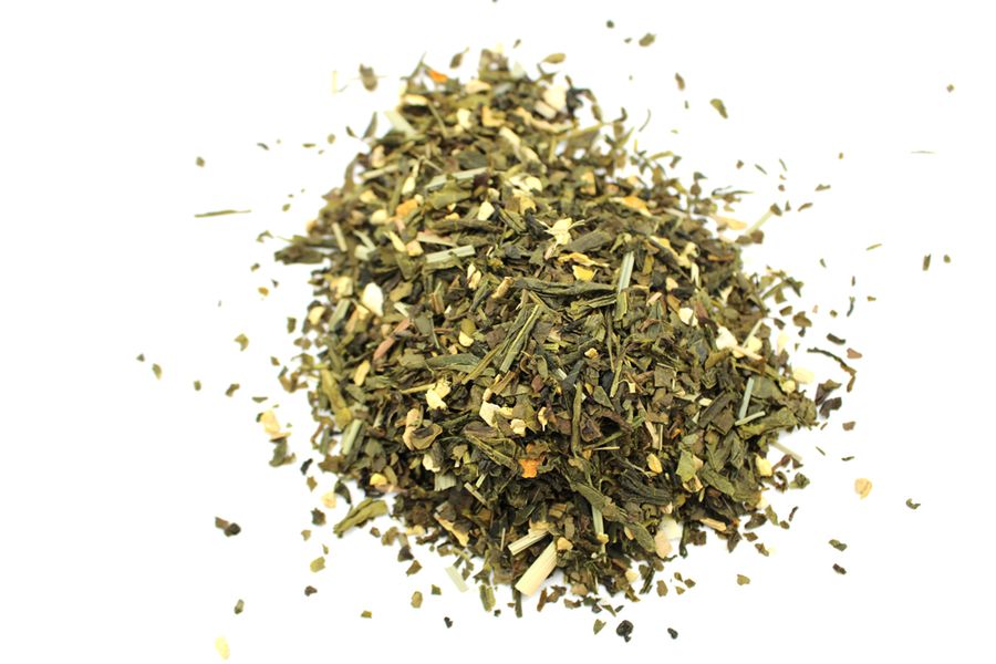 50gr - Eco Klassieke Groene Thee met Citroen en Gember