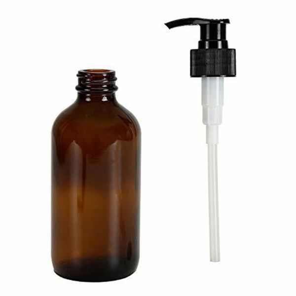 Flesje - Amber met Pomp -250ml