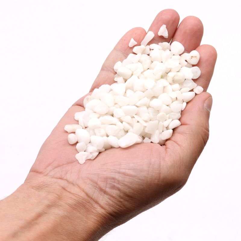 Witte Kwarts Edelsteen Kiezels - 1KG