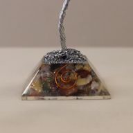 Edelsteen Boom met Orgonite Basis - 80 Steen - Multi