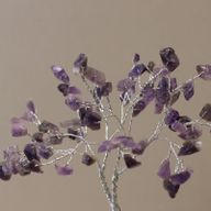 Edelsteenboom met Orgonite Basis - 80 Stone - Amethist