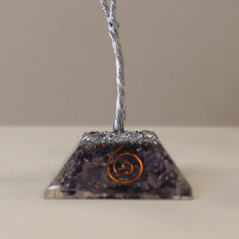 Edelsteenboom met Orgonite Basis - 80 Stone - Amethist
