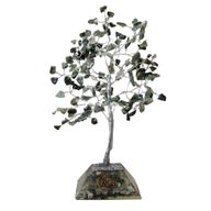 Edelsteen Boom met Orgonite Basis - 160 Steen - Mosagaat