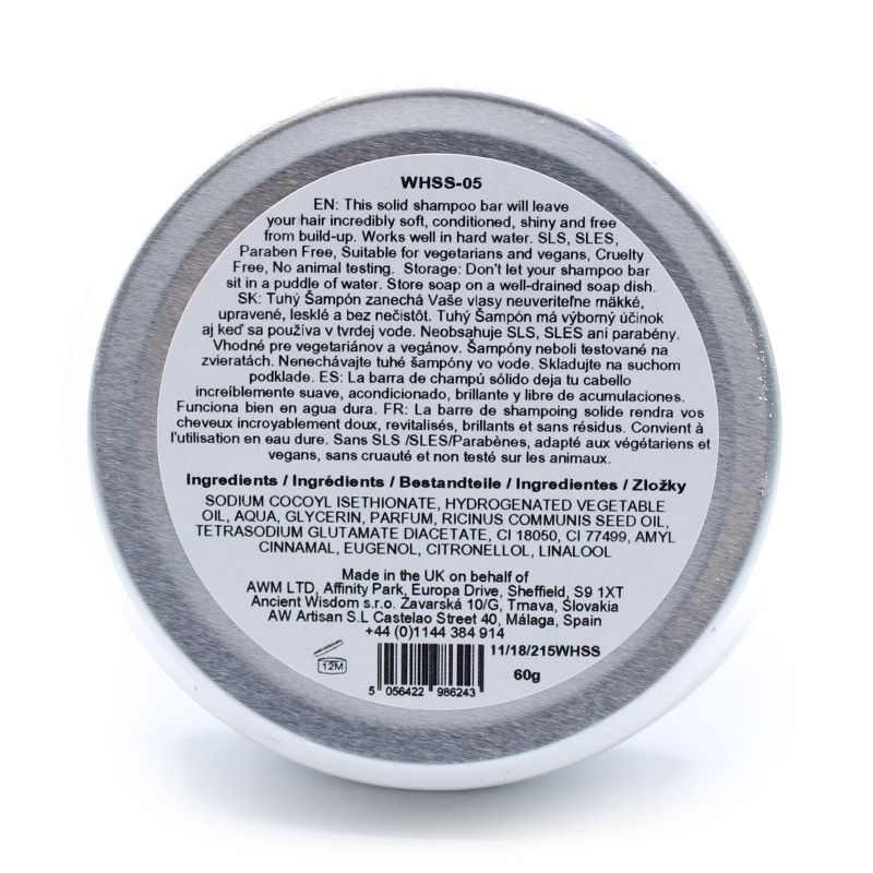 Wild Hare Shampoo Bar in Blik - 60gr - Kersen