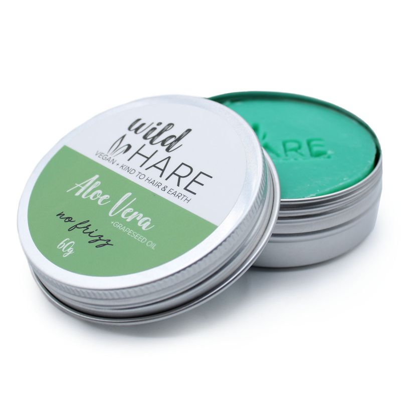 Wild Hare Shampoo Bar in Blik - 60gr  - Aloe Vera