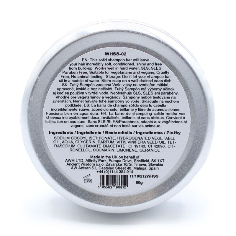Wild Hare Shampoo Bar in Blik - 60gr  - Aloe Vera