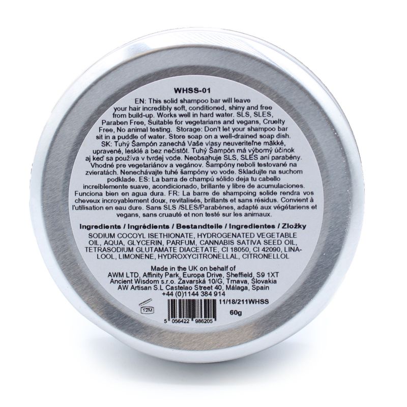 Wild Hare Shampoo Bar in Blik - 60gr  - Orchidee