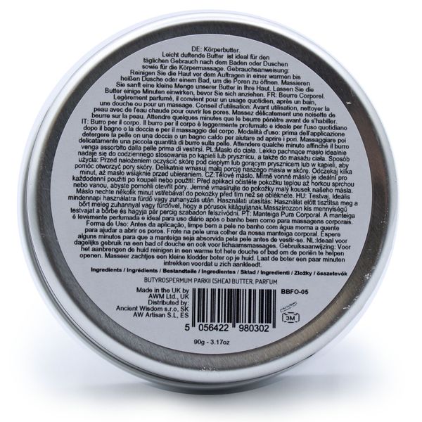 Geparfumeerde Shea Body Boter 90gr - Zoete Aardbeien