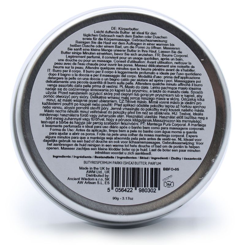Geparfumeerde Shea Body Boter 90gr - Zoete Aardbeien