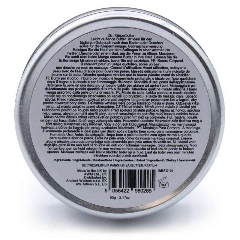 Geparfumeerde Shea Body Boter 90gr - Sleepy Kokosnoot