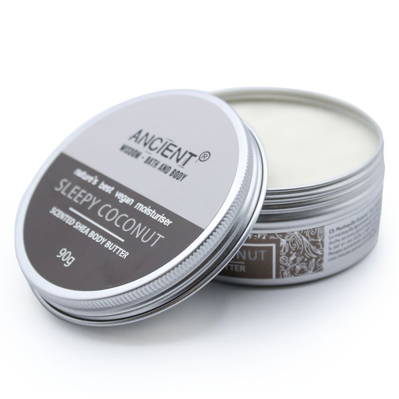 Geparfumeerde Shea Body Boter 90gr - Sleepy Kokosnoot