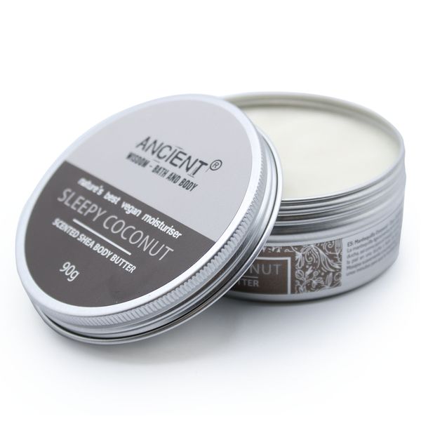 Geparfumeerde Shea Body Boter 90gr - Sleepy Kokosnoot