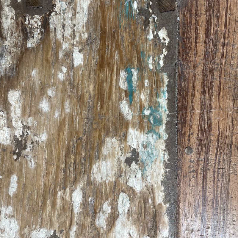 Gerecycled Teakhouten Display / Eettafel 2.2m