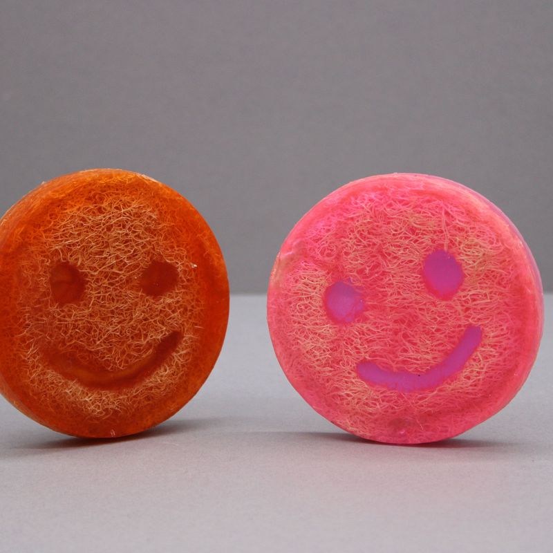 Smiley Face Scrub Zeep - Pinacolada