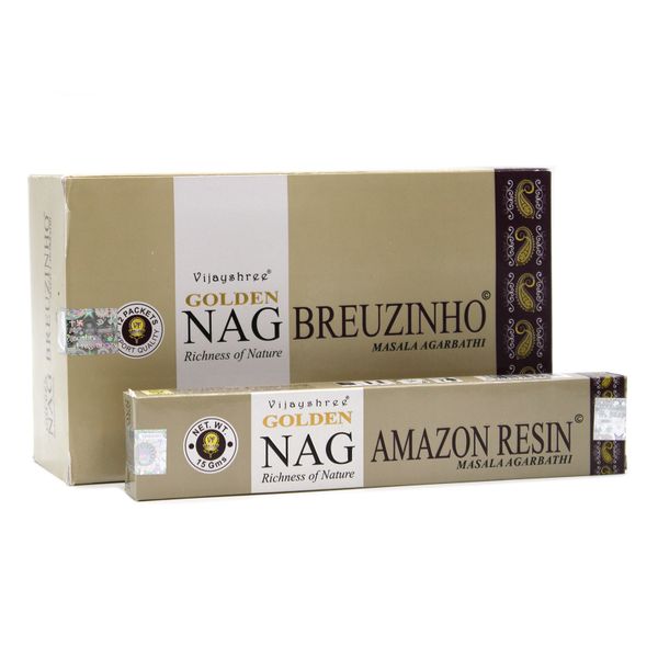 Golden Nag Wierook 15 gr  - Amazonehars (Breuzinho)