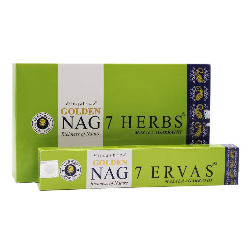 Golden Nag Wierook 15 gr - Zeven Kruiden