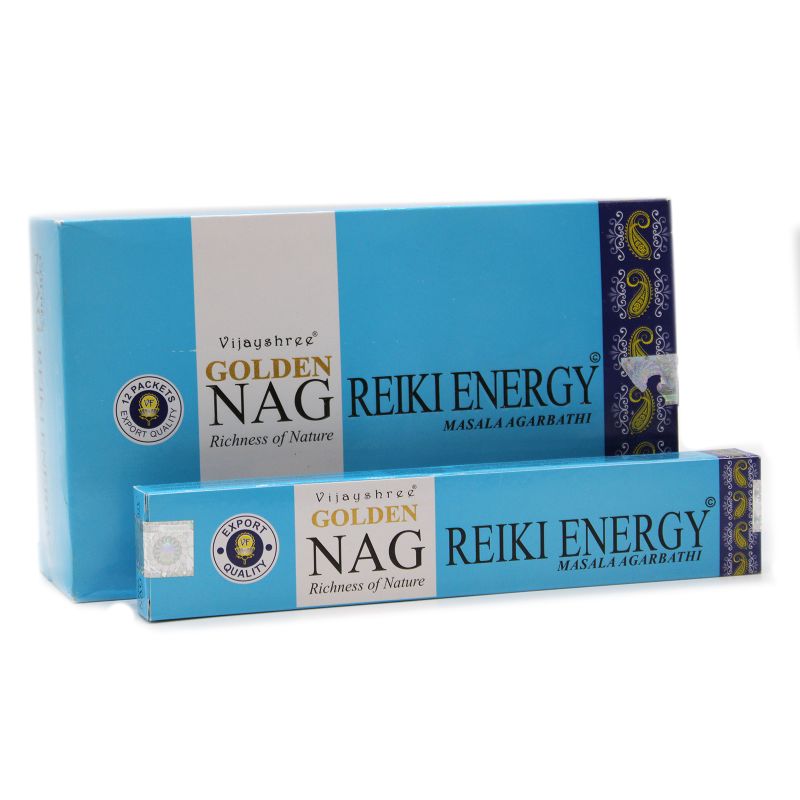 Golden Nag Wierook 15 gr - Reiki-energie