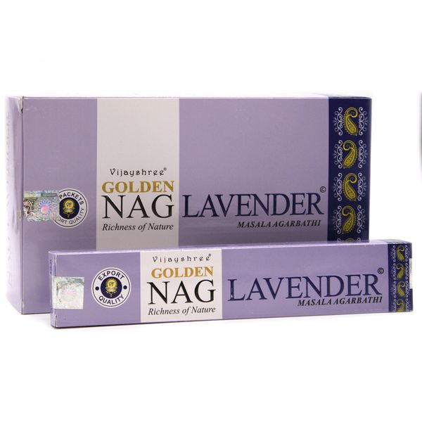 Golden Nag Wierook 15 gr - Lavendel