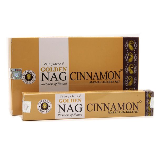 Golden Nag Wierook 15 gr - Kaneel