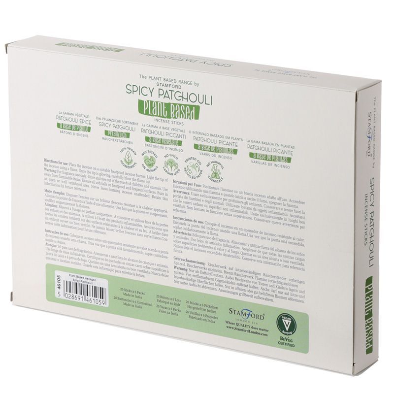 Plantaardige Wierookstokjes - Kruidige Patchouli