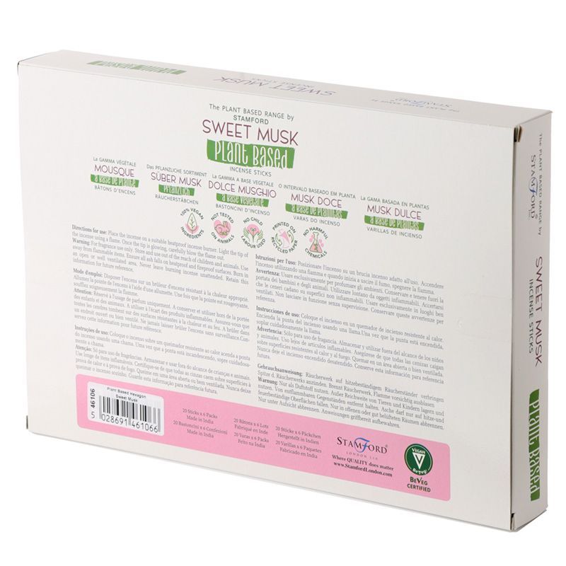 Plantaardige Wierookstokjes - Zoete Musk
