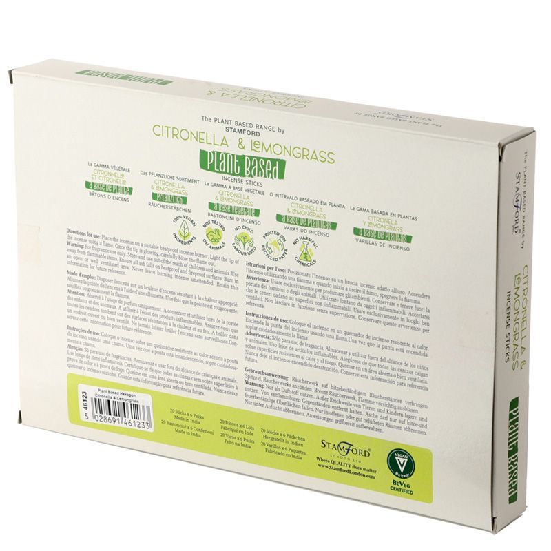 Plantaardige Wierookstokjes - Citronella & Citroengras
