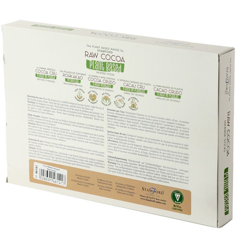 Plantaardige Wierookstokjes – Rauwe Cacao – 20 Stuks