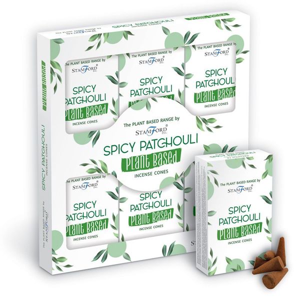 PlanPlantaardige Wierookkegelst - Kruidige Patchouli