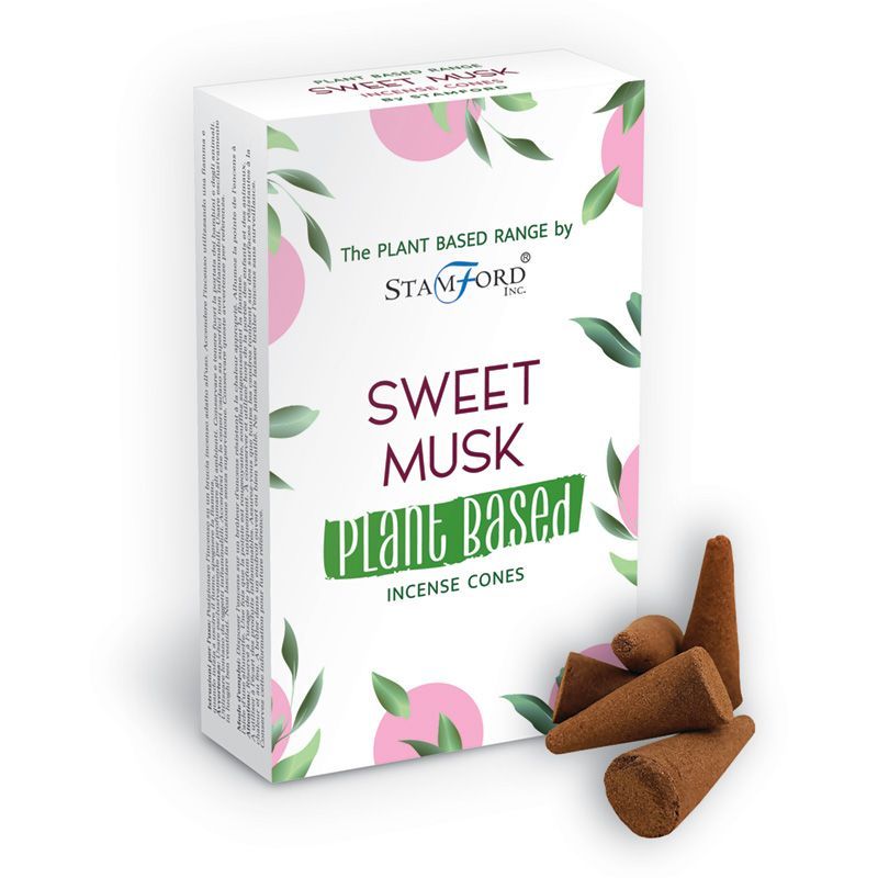 Plantaardige Wierookkegels - Zoete Musk