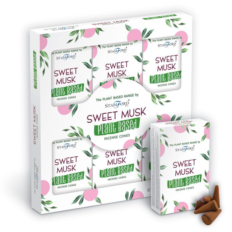 Plantaardige Wierookkegels - Zoete Musk