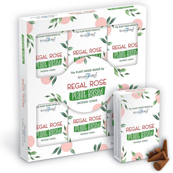 Plantaardige Wierookkegels - Regal Rose
