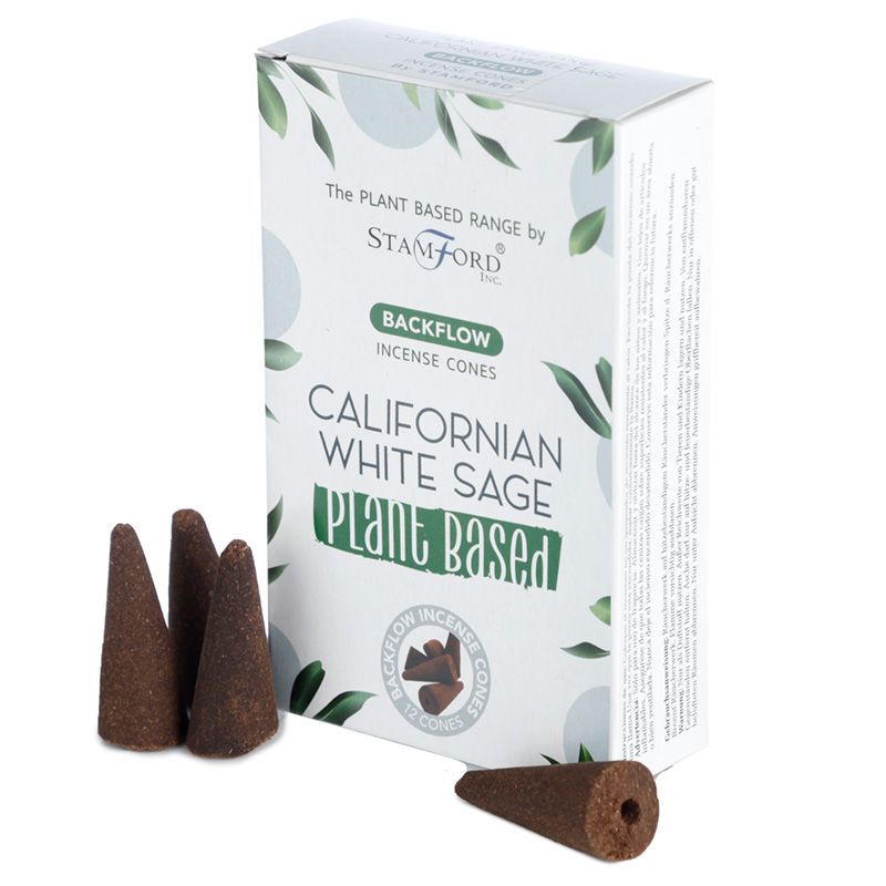 Plantaardige Backflow Wierookkegels - Californische Witte Salie