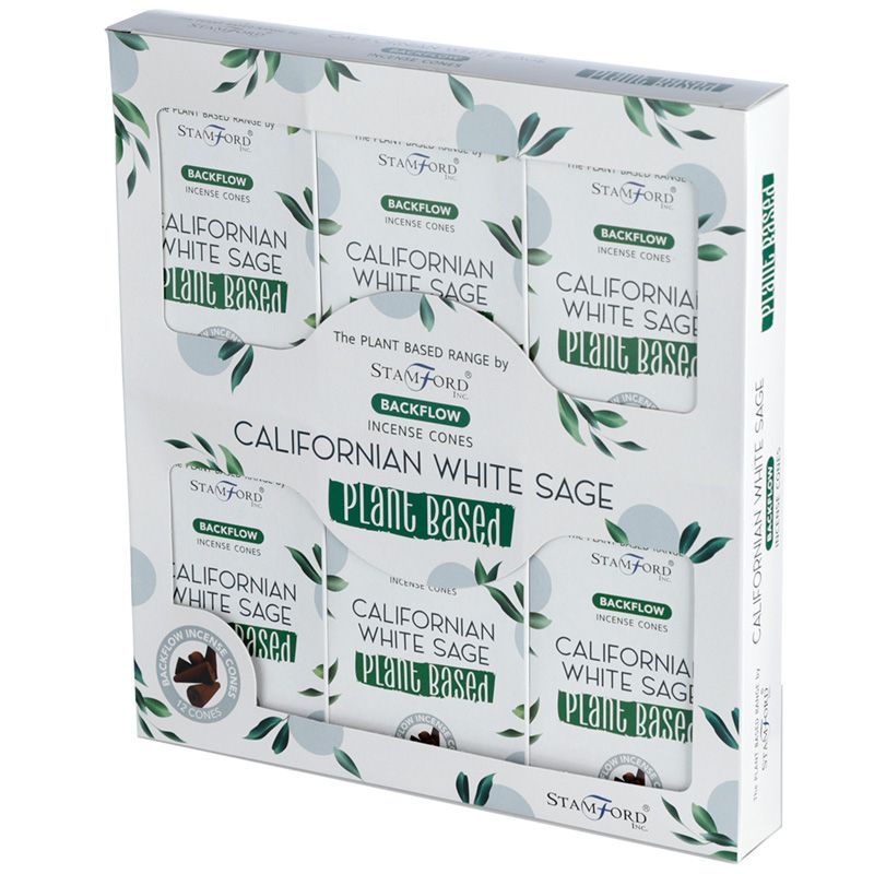 Plantaardige Backflow Wierookkegels - Californische Witte Salie