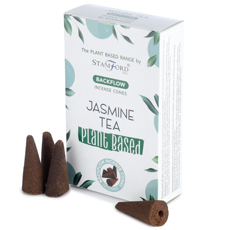 Plantaardige Backflow Wierookkegels - JasmijnThee