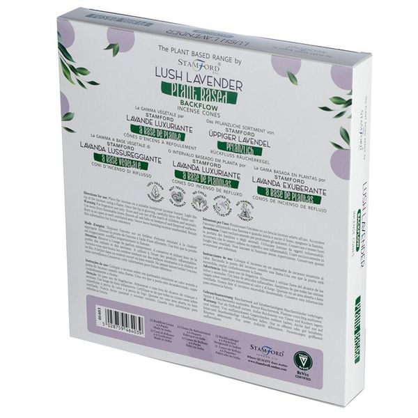 Plantaardige Backflow Wierookkegels - Weelderige Lavendel