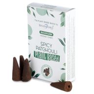 Plantaardige Backflow Wierookkegels - Kruidige Patchouli