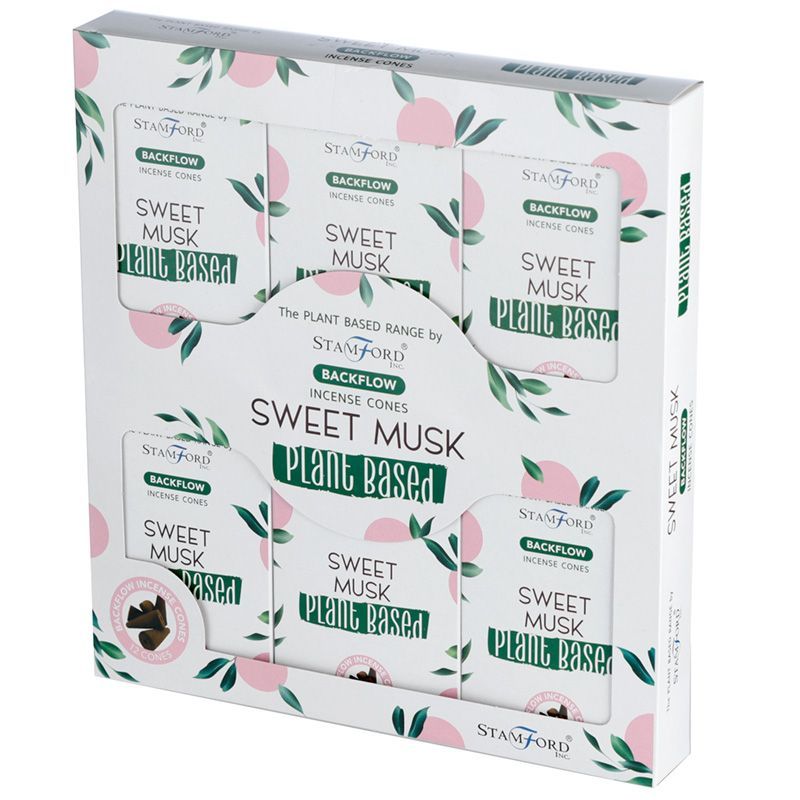Plantaardige Backflow Wierookkegels - Zoete Musk