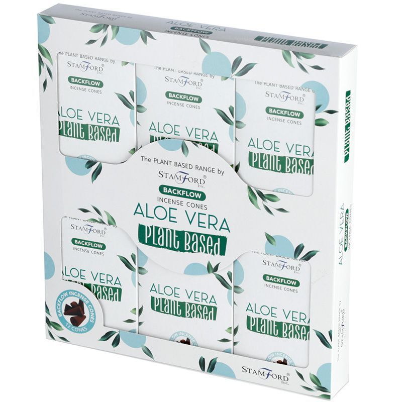 Plantaardige Backflow Wierookkegels - Aloe Vera