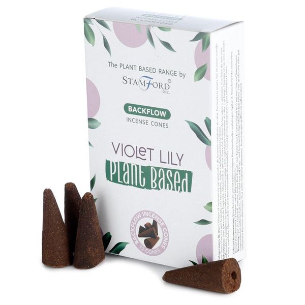 Plantaardige Backflow Wierookkegels - Violet Lilly