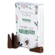 Plantaardige Backflow Wierookkegels - Violet Lilly