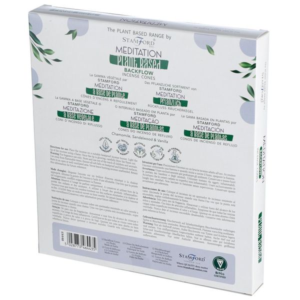 Plantaardige Backflow Wierookkegels - Meditatie