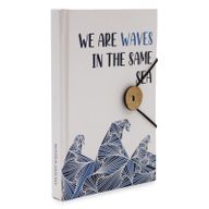 Notitieboekje met Elastiek - Waves in the same sea