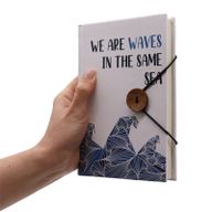 Notitieboekje met Elastiek - Waves in the same sea